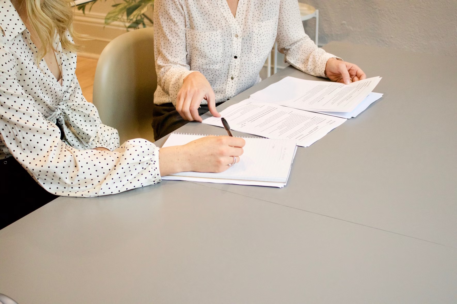 signing agreement